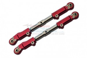 GPM SLE057S ALUMINUM REAR UPPER ARM TIE ROD TRAXXAS 1/8 4WD SLEDGE MONSTER TRUCK 95076 - RED - SLE057S-R
