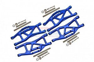 GPM TXMW055FR ALUMINIUM FRONT AND REAR LOWER ARMS TRAXXAS RC 1/10 4WD MAXX W/WIDE MAXX MONSTER TRUCK 89086 - TXMW055FR-B