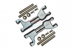 GPM TXMW054F/RS LUMINUM SUPPORTING MOUNT WITH FRONT / REAR SUSPENSION ARMS TRAXXAS RC 1/10 4WD MAXX W/WIDE MAXX MONSTER TRUCK 89086 - TXMW054F/RS-GS