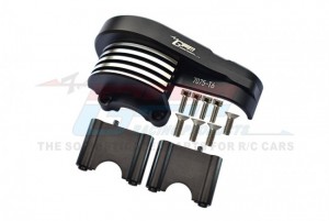 GPM SLE038GC ALUMINUM 7075-T6 MAIN GEAR COVER TRAXXAS RC 1/8 4WD SLEDGE MONSTER TRUCK 95076 - SLE038GC-BK