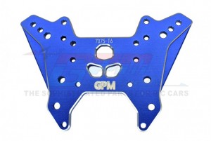 GPM MAFT028 ALUMINUM 7075-T6 FRONT DAMPER PLATE ARRMA 1/7 4WD FIRETEAM TACTICAL UNIT  / OUTCAST / EXTREME BASH / BIG ROCK 6S - BLUE - MAFT028-B