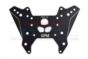 GPM MAFT028 ALUMINUM 7075-T6 FRONT DAMPER PLATE ARRMA 1/7 4WD FIRETEAM TACTICAL UNIT  / OUTCAST / EXTREME BASH / BIG ROCK 6S - MAFT028-BK