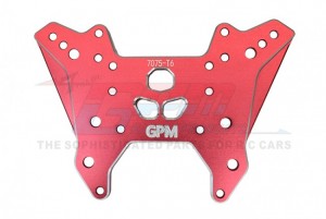 GPM MAFT028 ALUMINUM 7075-T6 FRONT DAMPER PLATE ARRMA 1/7 4WD FIRETEAM TACTICAL UNIT  / OUTCAST / EXTREME BASH / BIG ROCK 6S - RED - MAFT028-R