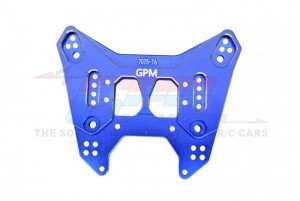 GPM MAFT030 ALUMINUM 7075-T6 REAR DAMPER PLATE ARRMA 1/7 4WD FIRETEAM TACTICAL UNIT / MOJAVE BIG ROCK 6S BLX - BLUE - MAFT030-B
