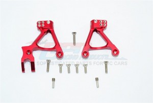 GPM SCX2028 ALUMINIUM FRONT SHOCK HOOPS For 1/10 AXIAL SCX10 II Crawler - Red - SCX2028-R