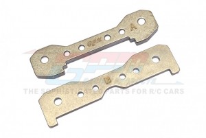 GPM SLE008 STAINLESS STEEL FRONT / REAR LOWER BULKHEAD TIE BAR TRAXXAS 1/8 RC 4WD SLEDGE MONSTER TRUCK 95076 - SLE008-OC