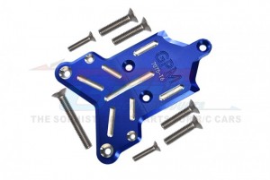 GPM SLE331F ALUMINUM 7075 T6 FRONT CHASSIS PROTECTION PLATE TRAXXAS 1/8 RC 4WD SLEDGE MONSTER TRUCK 95076 - SLE331F-B
