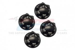 GPM SLE005 ALUMINUM 6061-T6 WHEEL LOCK TRAXXAS 1/8 RC 4WD SLEDGE MONSTER TRUCK 95076 - BLACK - SLE005-BK