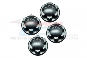 GPM SLE005 ALUMINUM 6061-T6 WHEEL LOCK TRAXXAS 1/8 RC 4WD SLEDGE MONSTER TRUCK 95076 - GUN SILVER - SLE005-GS