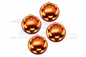 GPM SLE005 ALUMINUM 6061-T6 WHEEL LOCK TRAXXAS 1/8 RC 4WD SLEDGE MONSTER TRUCK 95076 - ORANGE - SLE005-OR