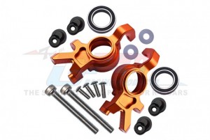 GPM TXM021L ALUMINUM FRONT OVERSIZED KNUCKLE ARM  TRAXXAS 1/5 ELECTRIC 4WD X-MAXX 8S MONSTER TRUCK - TXM021L-OR