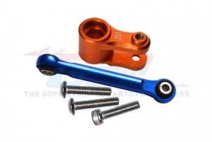 GPM TXMS16025TN ALUMINUM SERVO HORN 25T WITH TIE ROD TRAXXAS 1/5 X-MAXX 8S MONSTER / WIDE MAXX / 1/8 6S MAXX SLASH 102076-4 - ORANGE - TXMS16025TN-OR