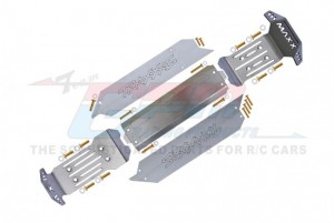 GPM TXMWZSP STAINLESS STEEL CHASSIS PROTECTION PLATE TRAXXAS 1/10 4WD MAXX W/WIDE MAXX MONSTER TRUCK 89086-4 - HOLLOW VERSION - TXMWZSP1B-OC