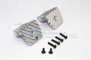 GPM TXM018 ALUMINIUM MOTOR HEATSINK MOUNT FOR 6S TRAXXAS XMAXX 6S - Gun silver - TXM018-GS