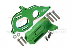 GPM MAG018 ALUMINUM 7075-T6 CENTER GEARBOX SUPPORT AND MOTOR HEATSINK PLATE ARRMA 1/8 KRATON / GRANITE /  BIG ROCK - GREEN - MAG018-G