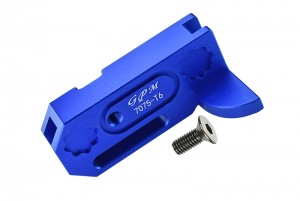GPM MAG018A ALUMINUM 7075-T6 CENTER GEARBOX SUPPORT ARRMA 1/8 KRATON / GRANITE /  VORTEKS / VENDETTA - BLUE - MAG018A-B