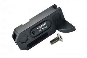 GPM MAG018A ALUMINUM 7075-T6 CENTER GEARBOX SUPPORT ARRMA 1/8 KRATON / GRANITE /  VORTEKS / VENDETTA - BLACK - MAG018A-BK