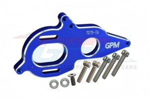 GPM MAG018B ALUMINUM 7075-T6 MOTOR HEATSINK PLATE ARRMA 1/8 KRATON / GRANITE / KRATON 6S - BLUE - MAG018B-B