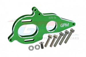 GPM MAG018B ALUMINUM 7075-T6 MOTOR HEATSINK PLATE ARRMA 1/8 KRATON / GRANITE / KRATON 6S - GREEN - MAG018B-G