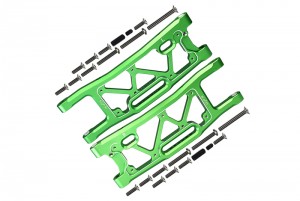 GPM SLE056 ALUMINIUM 6061-T6 REAR LOWER ARMS TRAXXAS 1/8 4WD SLEDGE MONSTER TRUCK 95076-4 - SLE056-G