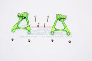 ALUMINIUM REAR SHOCK HOOPS  -  AXIAL SCX10 II - Green - SCX2030-G