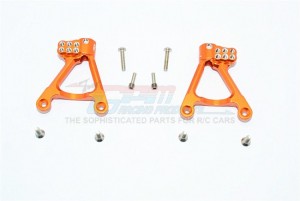 ALUMINIUM REAR SHOCK HOOPS  -  AXIAL SCX10 II - SCX2030-OR
