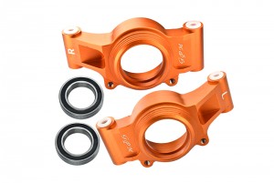 GPM TXM022L ALUMINUM 6061-T6 REAR OVERSIZED KNUCKLE ARM 1/5 RC TRAXXAS X-MAXX 6S 8S MONSTER - ORANGE - TXM022L-OR