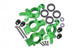 GPM TXM2122L ALUMINUM FRONT & REAR OVERSIZED KNUCKLE ARM TRAXXAS RC 1/5 4WD X-MAXX 6S 8S MONSTER TRUCK - GREEN - TXM2122L-G