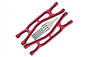 GPM TXM054F/RL ALUMINIUM 6061-T6 FRONT / REAR EXTENDED UPPER ARMS 1/5 RC TRAXXAS  4WD X-MAXX WIDEMAXX 8S MONSTER - RED - TXM054F/RL-R