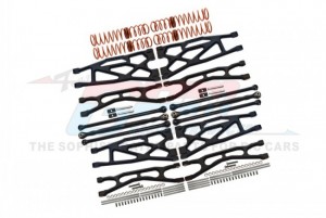 GPM TXM100L ALUMINUM & CARBON STEEL WIDEMAXX SUSPENSION KIT #7895  FOR 1/5 TRAXXAS X-MAXX 8S MONSTER - BLACK - TXM100L-BK
