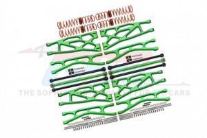 GPM TXM100L ALUMINUM & CARBON STEEL WIDEMAXX SUSPENSION KIT #7895  FOR 1/5 TRAXXAS X-MAXX 8S MONSTER - GREEN - TXM100L-G