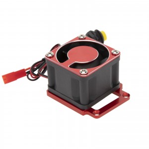 Aluminium High Speed Motor Heatsink Cooling Fan Radiator 1/8 RC Traxxas Sledge Monster Truck 95076-4 - Red - SLE-FAN02/G