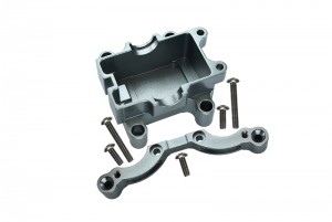 GPM TT028 ALLOY FRONT DAMPER PLATE W/ GEAR BOX For TAMIYA 1/10 TT01 RC CAR - TT028-GS