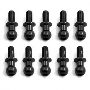 Upgrade Parts Aluminum M3 Ball Stud 10pcs 1/10 TAMIYA TT-01 TT-02 Touring Car - TT02-011/BK