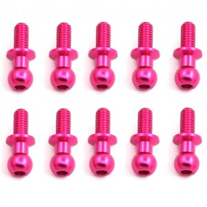 Upgrade Parts Aluminum M3 Ball Stud 10pcs 1/10 TAMIYA TT-01 TT-02 Touring Car - TT02-011/PK