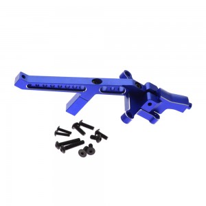 Upgrade Parts Aluminium Front Chassis Brace 9520 For TRAXXAS 1/8 RC SLEDGE MONSTER 95076-4 - BLUE - SLE001F/BU