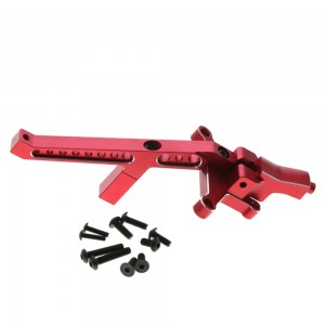 Upgrade Parts Aluminium Front Chassis Brace 9520 For TRAXXAS 1/8 RC SLEDGE MONSTER 95076-4 - RED - SLE001F/RE