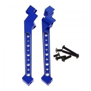 Upgrade Parts Aluminium Rear Left Right Chassis Support 9521 For TRAXXAS 1/8 RC SLEDGE MONSTER 95076-4 - BLUE - SLE001RA/BU