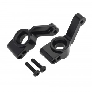 Upgrade Parts Aluminium Stub Axle Carriers 3752 For 1/10 TRAXXAS DRAG SLASH TRUCK 94076-4 - BLACK - TDS004/BK