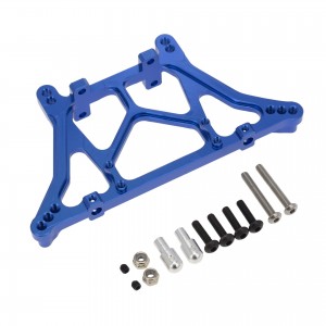 Upgrade Parts Aluminium Rear Shock Tower 9418 For 1/10 TRAXXAS DRAG SLASH TRUCK 94076-4 - BLUE - TDS006/BU