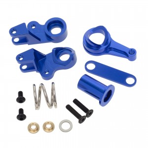 Upgrade Parts Aluminium Steering Assembly 6845X For 1/10 TRAXXAS DRAG SLASH TRUCK 94076-4 - TDS008/BU