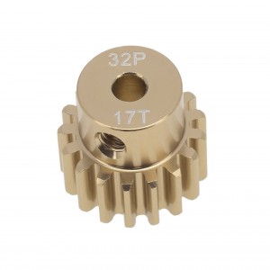 Hard Coating Aluminium 7075 3.17mm M0.8 32P Pinion Gear 11T - 20T 1/10 RC Crawler Car - PGH-18T