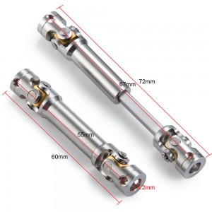 UNIVERSAL HD CVD Drive Shaft 1/14 Tamiya RC Tractor Truck Man Scania Benz Actros Truck - CVD5567