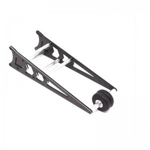 ALUMINIUM REAR ADJUST WHEELIE BAR FOR TRAXXAS SLASH LCG 2WD RUSTLER BANDIT CAR - SLA002R-BK
