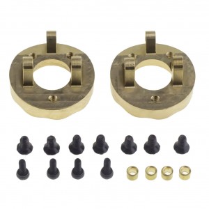 BRASS FRONT STEERING HUB FIT KYOSHO 1/24 MINI-Z 4X4 MX01 JIMNY HILUX SURF TRUCK - MX01-01