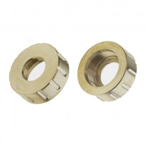 BRASS REAR AXLE CAP 2PCS FIT KYOSHO 1/24 MINI-Z 4X4 MX01 JIMNY HILUX SURF TRUCK - MX01-02