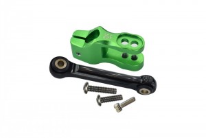GPM UDR16025N ALUMINUM 6061-T6 SERVO HORN WITH TIE RODS 8543 TRAXXAS 1/7 UNLIMITED DESERT RACER PRO-SCALE 4X4 85076-4 - GREEN - UDR16025N-G