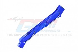 GPM MAL016F ALUMINUM 7075-T6 FRONT CHASSIS BRACE ARRMA 1/7 4WD LIMITLESS V2 SPEED BASH ROLLER ARA7116V2 - BLUE - MAL016F-B