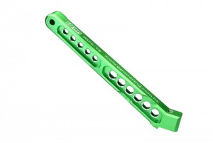 GPM MAL016R ALUMINUM 7075-T6 REAR CHASSIS BRACE ARRMA 1/7 4WD LIMITLESS V2 SPEED BASH ROLLER ARA7116V2 - GREEN - MAL016R-G