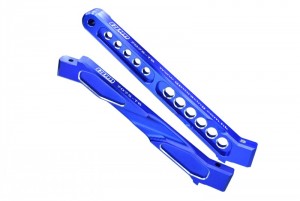 GPM MAL016FR ALUMINUM 7075-T6 FRONT & REAR CHASSIS BRACE  ARRMA 1/7 4WD LIMITLESS V2 SPEED BASH ROLLER ARA7116V2 - BLUE - MAL016FR-B